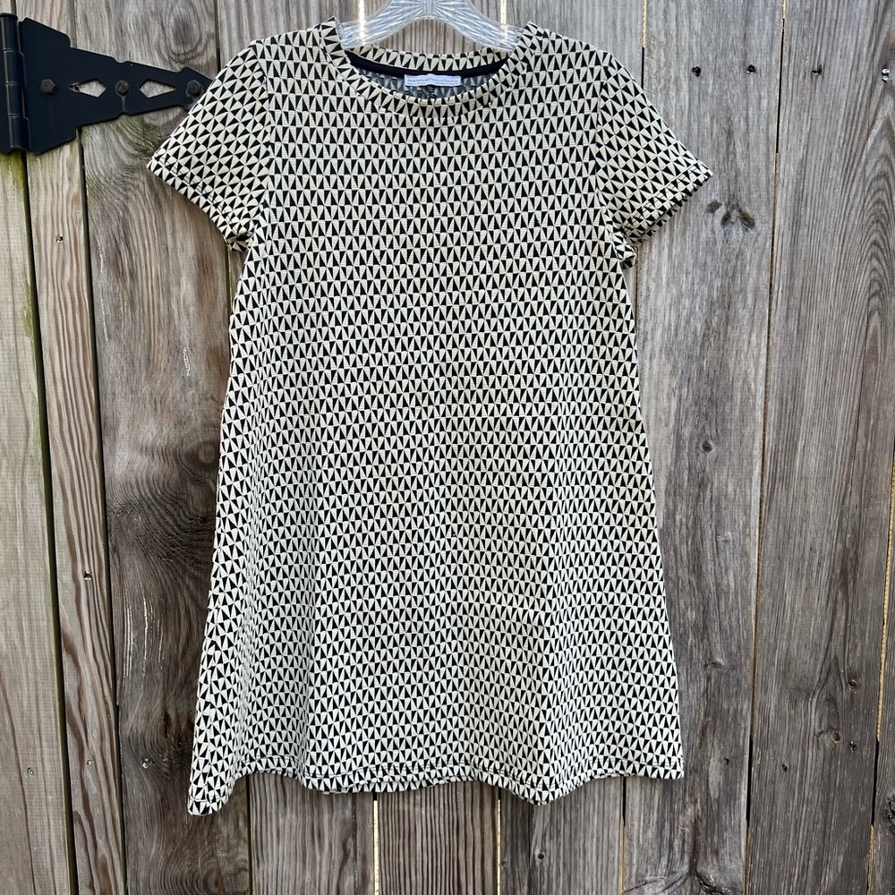 ZARA Trafaluc Geometric Shift Short Sleeve Dress Women’s Small - Picture 3 of 6